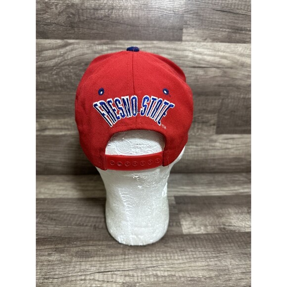 Vtg New Era Fresno State Bulldogs Snapback Hat Big Logo One Size KMG HTF - Picture 5 of 8